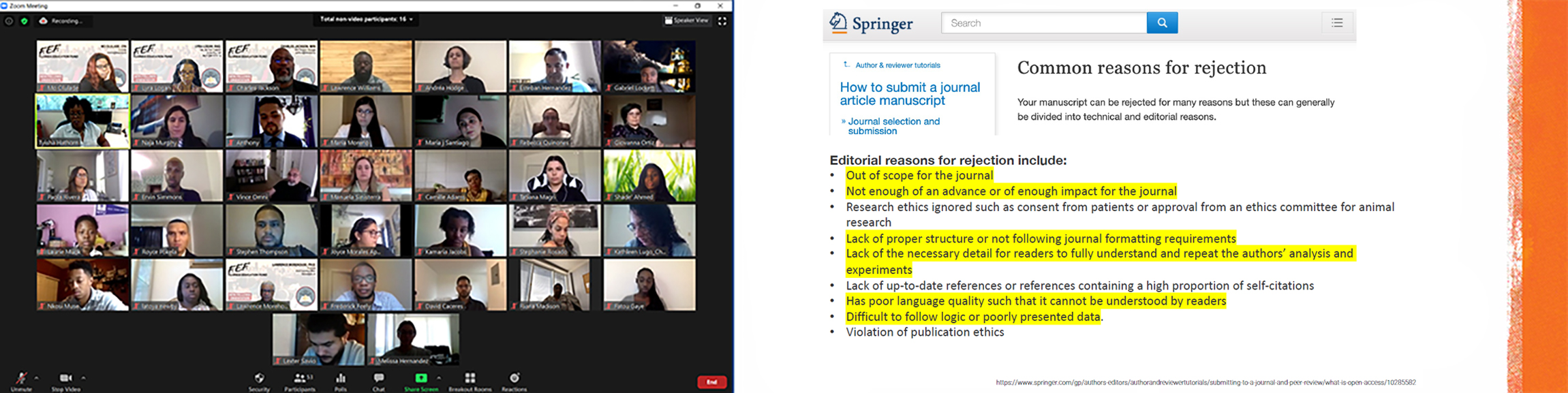 Online Workshop
